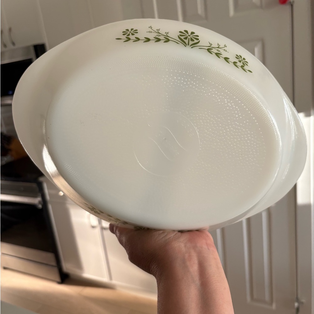 Green Floral Patterned Baking Dish - Picture 3 of 3